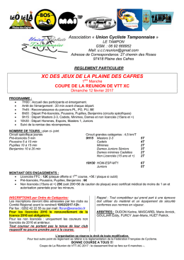 Reglt part prog vtt xc01 plaine des cafres 12022017 uct