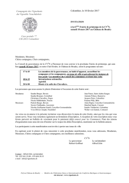 Invitation Frairie printemps 2017