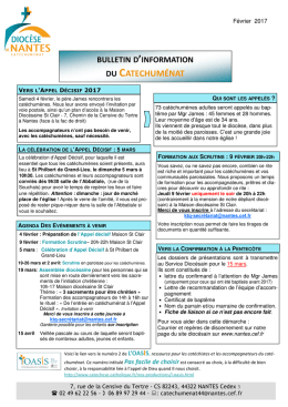 lettre d`infos f\351vrier 2017