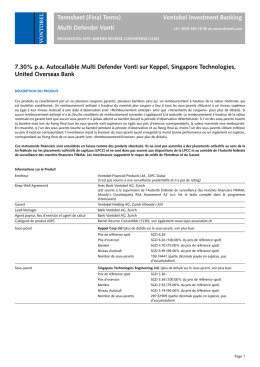 Vontobel Documentation Derivatives