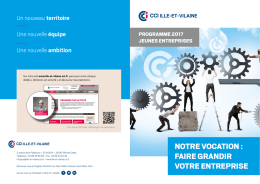 notre vocation : faire grandir votre entreprise - CCI Ille-et