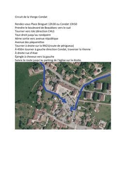 Feuille de route