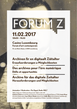 Archive im digitalen Zeitalter