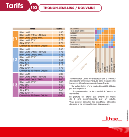 Tarifs 152 - D&eacute;partement de la Haute