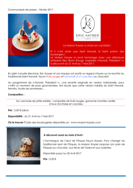 Entremets - Elections