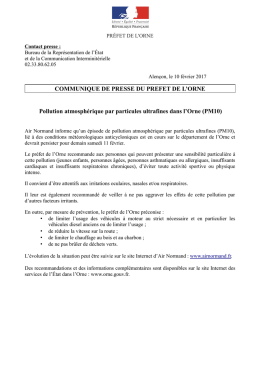 Communiqué de presse