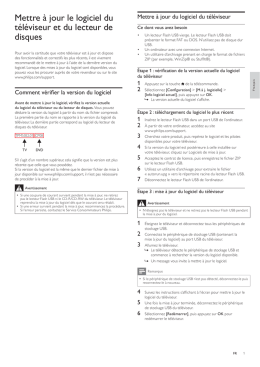 Note de version et/ou instructions d`installation