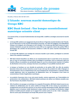 Communiqué de presse