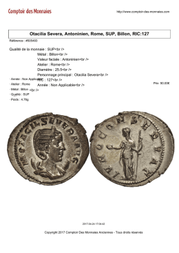 Otacilia Severa, Antoninien, Rome, SUP, Billon, RIC:127