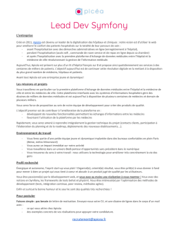 Lead Dev Symfony