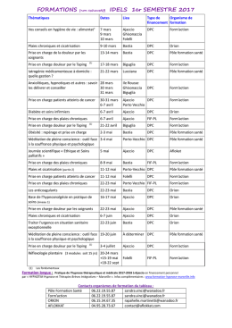 IDELS 1er SEMESTRE 2017