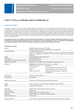 Vontobel Documentation Derivatives