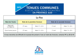 La Foa - Province Sud