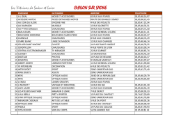 Téléchargez la liste des commerces - VITRINES de SAONE-et