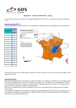 06/02/2017 &ndash; NOTES D`INFO FCO &ndash; DGAl