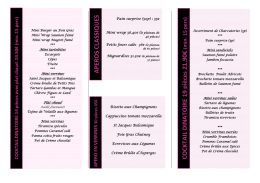 &agrave; emporter - Traiteur des Gourmets