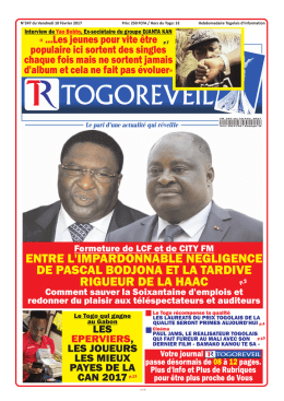 entre l`impardonnable negligence de pascal bodjona et la tardive