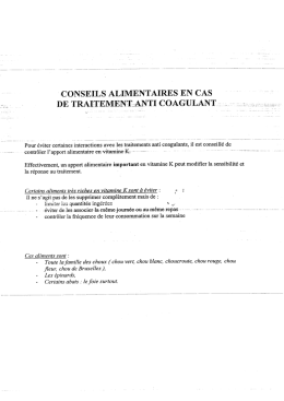 DE TRAITtrMENL-ANTI C OA GULANT