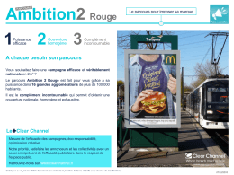 Ambition2 Rouge A chaque besoin son parcours