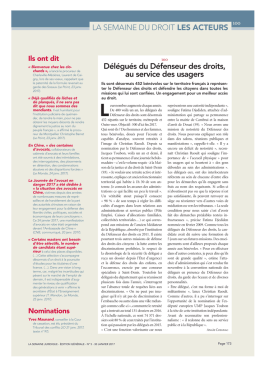 Acteur - Tendance Droit