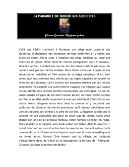la parabole du miroir aux alouettes