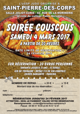 soirée couscous - USSP