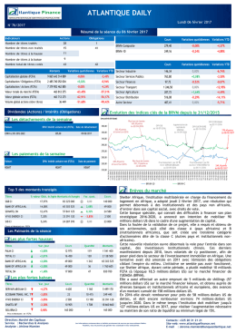 atlantique daily - Atlantique Finance
