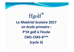 Matériel Scolaire Primaire 2017 [Mode de compatibilité]