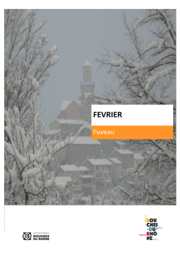 fevrier - l`office de tourisme de Fuveau