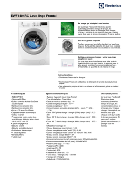 EWF1404RC Lave-linge Frontal