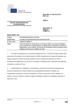 5759/17 pad 1 DG D 1 A 1. À la suite de l`adoption par le Conseil du