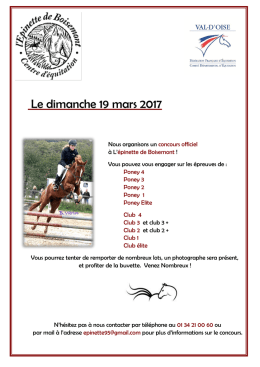Le dimanche 19 mars 2017