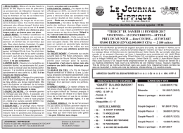 PMU du Samedi 11 Fev 2017