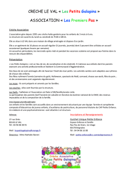 CRECHE LE VAL - Mairie du Val