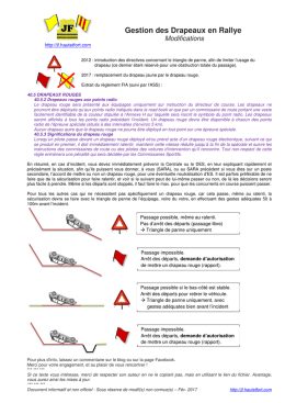 4. Gestion Drapeaux 2017