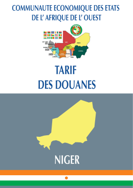 tarif des douanes - Transco Logistique