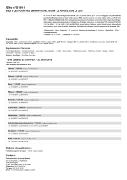 Imprimer - Gites de France Jura