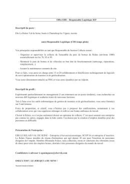 Offre EBS – Responsable Logistique H/F