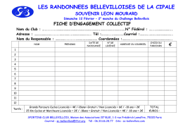 Le Bulletin d`engagement Collectif