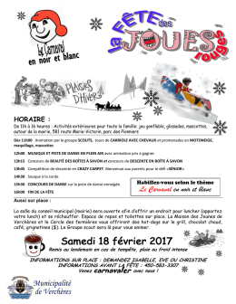 Voir l`horaire des activit&eacute;s.