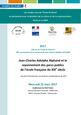 Jean-Charles-Adolphe Alphand et le rayonnement des