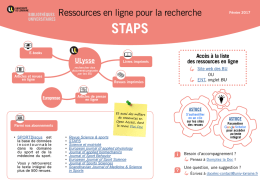 Ressources en ligne pour la recherche