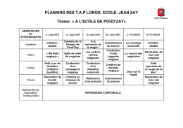 Ecole Jean Zay - janvier/février 2017