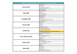Tirage des Groupes - ffpjp-cd31