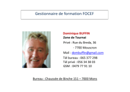 Dominique Buffin - enseignement Catholique