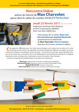 Affiche - ESPE Nice