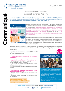 Communiqu&eacute; - Ville de Grigny 91