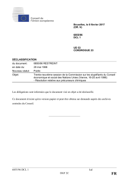 6855/96 DCL 1 kal DGF 2C Les délégations sont informées que le