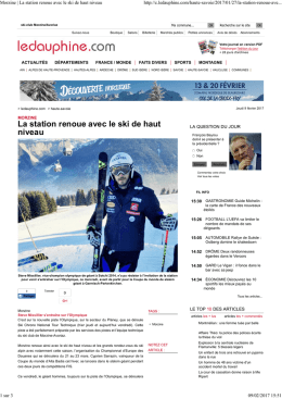article piste bouchet - Morzine