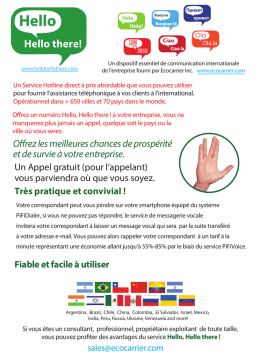 Hello there! - Ecocarrier Inc.